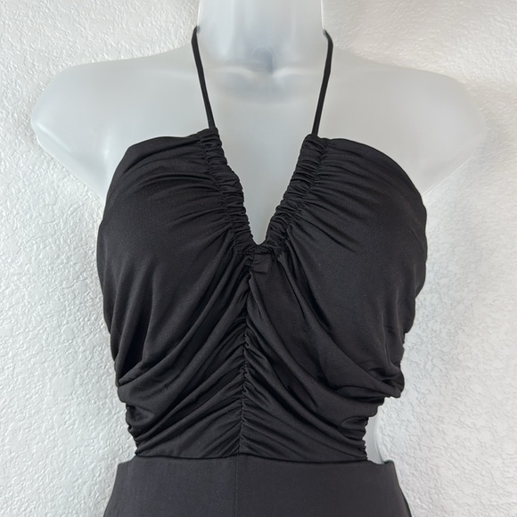 AllSaints Ophelia Black Jumpsuit Size 10 NWT - Picture 8 of 14